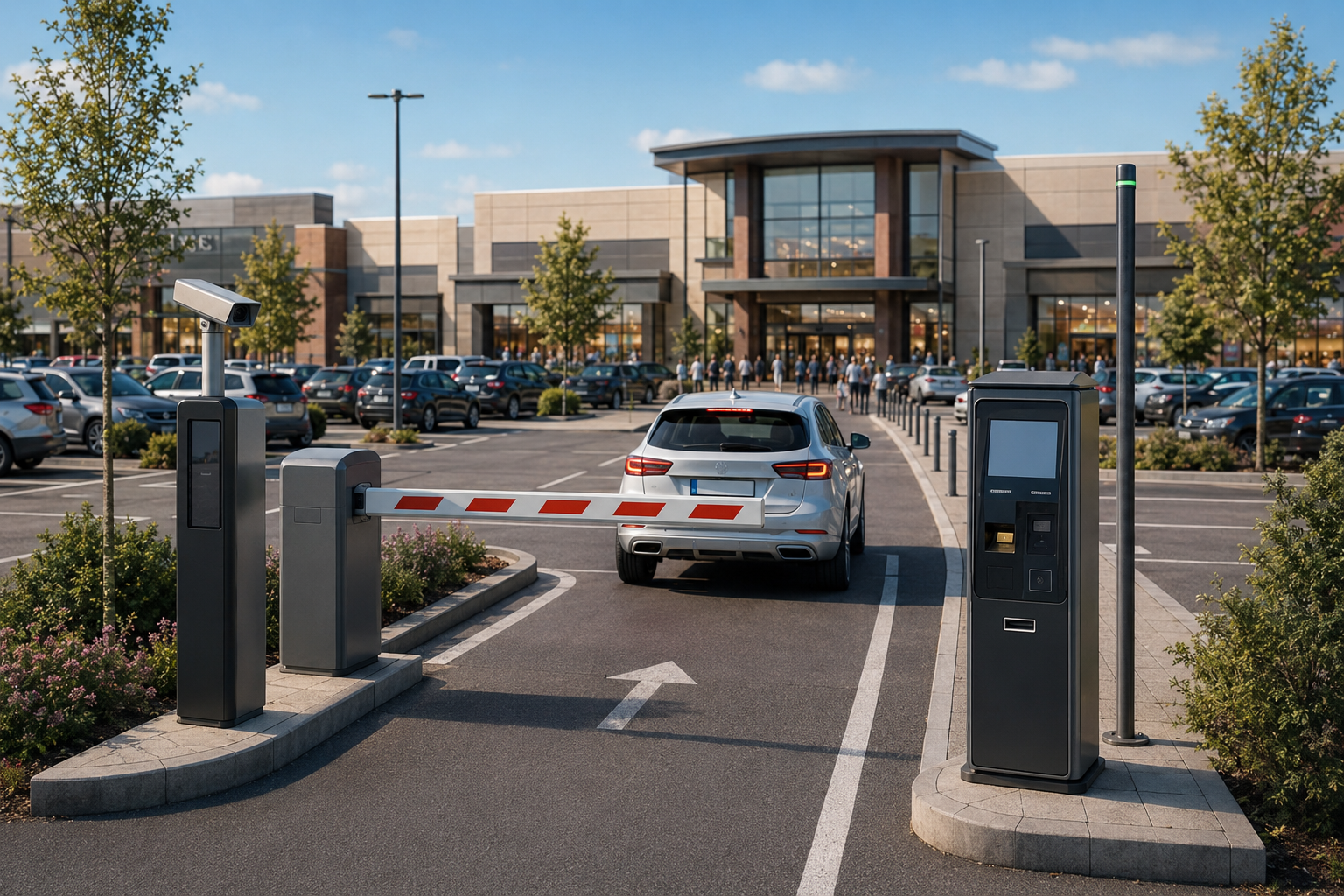 Gestion de parking de centre commercial